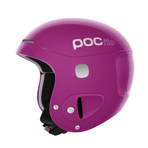POCito Skull Kinder Skihelm - Fluorescent Pink