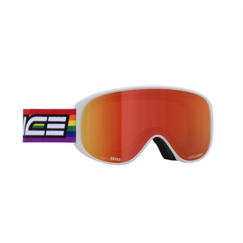 Salice Skibrille 100DARWF - white-red darw red