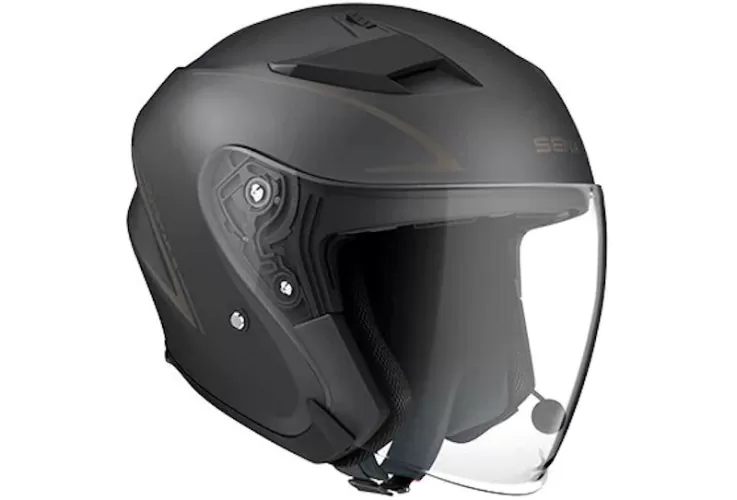 Sena OUTSTAR S Smart motorcycle jet helmet (ECE) - black matt