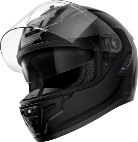 Sena PHANTOM ANC Smart Motorrad-Integralhelm - schwarz matt