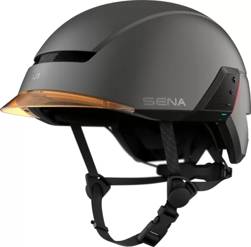 Sena U1 E-Bike Helm mit Kommunikationssystem - Dark Gray