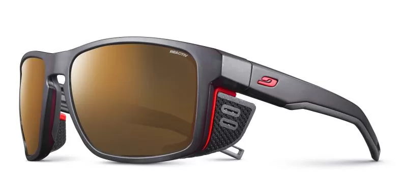 Julbo Sonnenbrille Shield - Schwarz, Braun Polarized