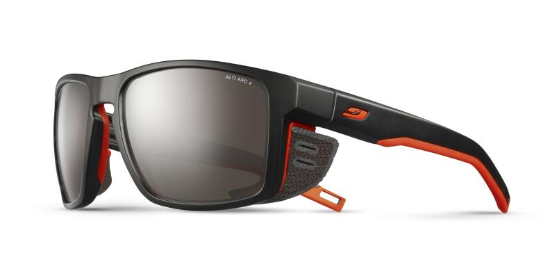 Julbo Sonnenbrille Shield – Schwarz-Rot, Braun