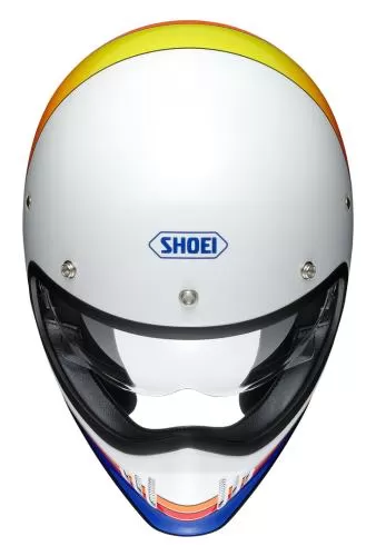 SHOEI EX-Zero Equation TC-2 Full Face Helmet - white-blue-orange