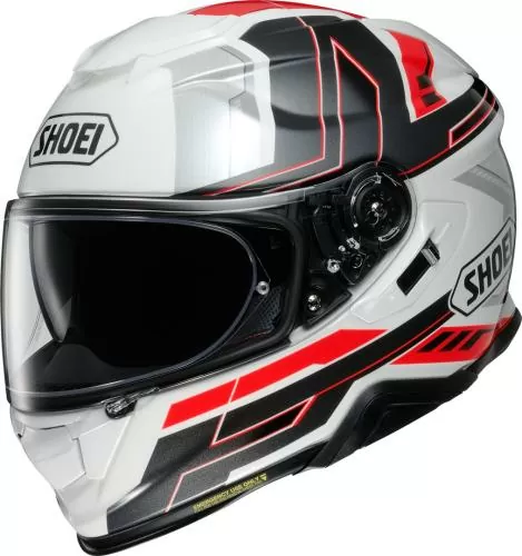 SHOEI GT-Air II Aperture TC-6 Full Face Helmet - white-black-red