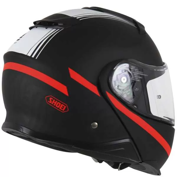 SHOEI Neotec II Separator TC-5 Flip-Up Helmet - black matt-white-red
