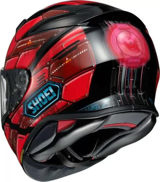 SHOEI NXR 2 Fortress TC-1 Full Face Helmet - red-black