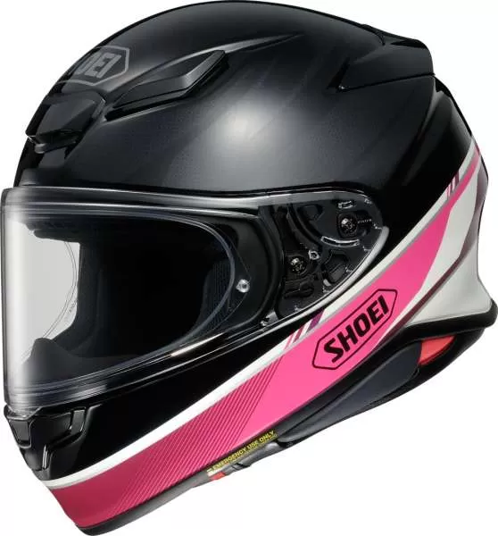SHOEI NXR 2 Nocturne TC-7 Full Face Helmet - black-white-pink