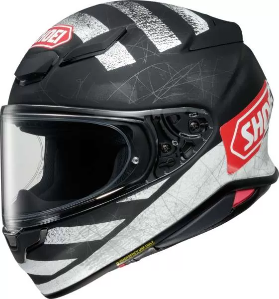 SHOEI NXR 2 Scanner TC-5 Full Face Helmet - black-white-red