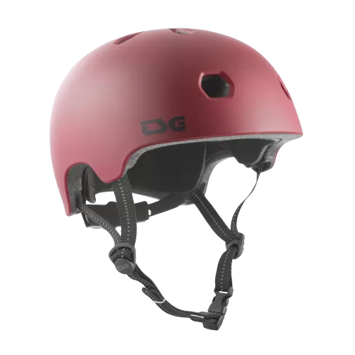 TSG Velohelm Kinder Meta Solid Color - satin oxblood