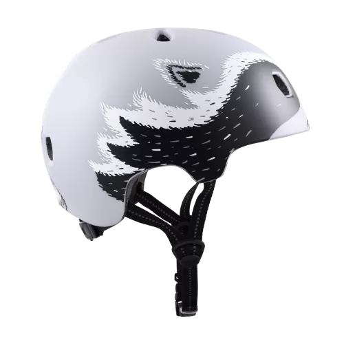 TSG Velohelm Kinder Meta Graphic Design - raccoon