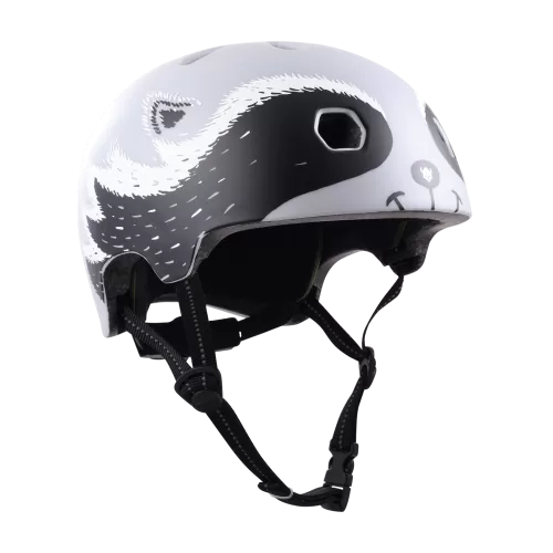 TSG Velohelm Kinder Meta Graphic Design - raccoon