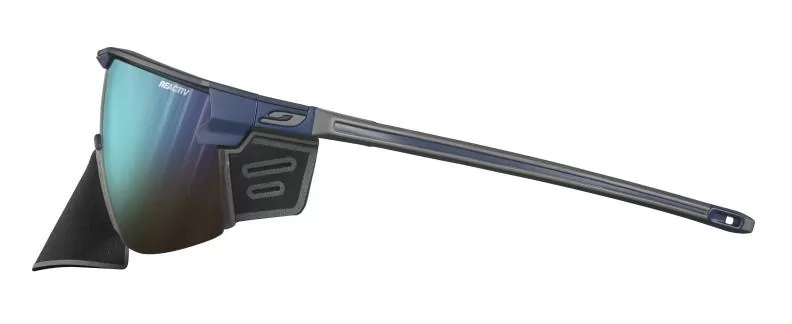 Julbo Sonnenbrille Ultimate Cover - Blau, Blau Flash