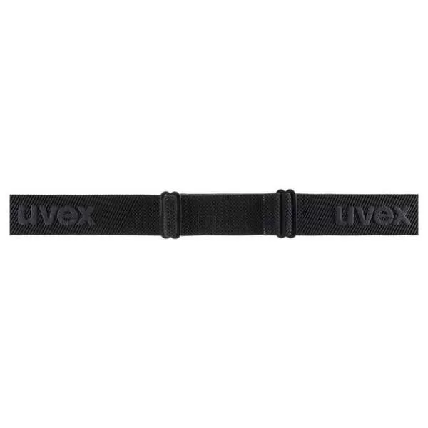 Uvex athletic FM Skibrille - black mat, dl/mirror green-lasergoldlite