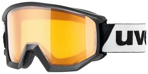 uvex-athletic-lgl-skibrille-black lasergold lite clear