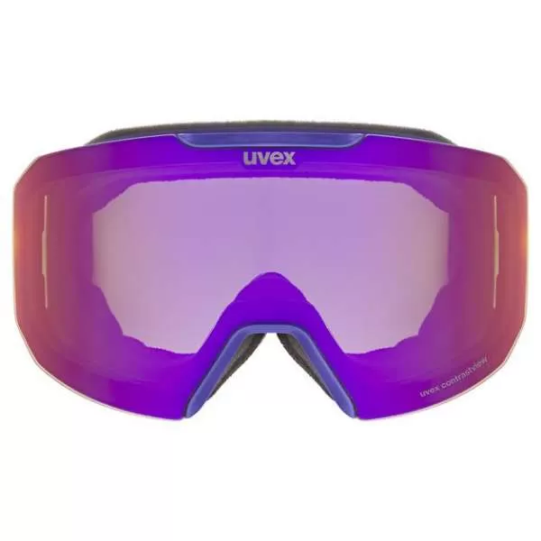 Uvex evidnt ATTRACT Ski Goggles - purple bash matt dl/mirror ruby