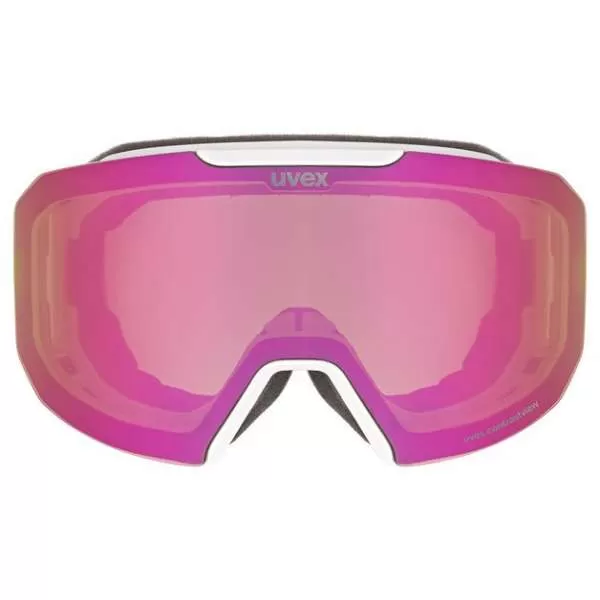Uvex evidnt ATTRACT WE Ski Goggles - white matt dl/mirror rose