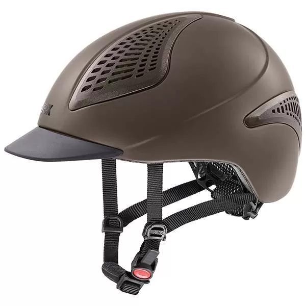 Uvex Exxential II Riding Helmet - mocca mat