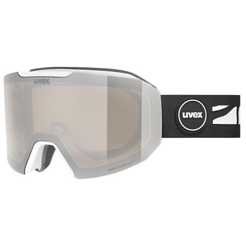 Uvex Evidnt Attract Skibrille - white matt / silber-gelb