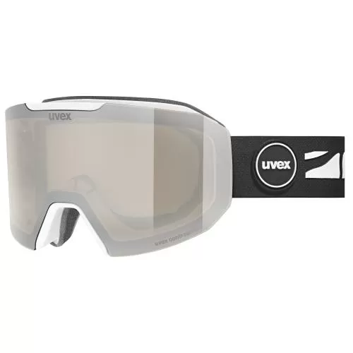 Uvex Evidnt Attract Skibrille - white matt / silber-gelb