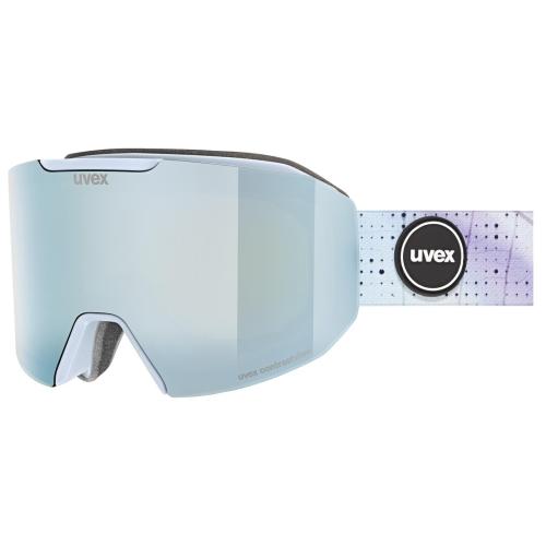 Uvex Evidnt Attract Skibrille - arctic blue matt / blau-grün