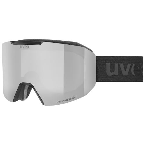 Uvex Evidnt Attract Skibrille - black matt / silber