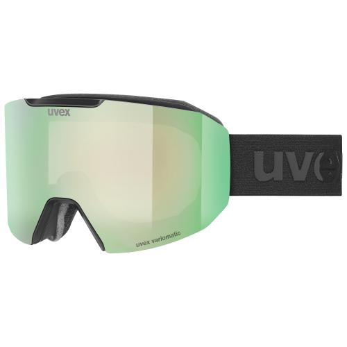 Uvex Evidnt Attract Skibrille - black matt / grün