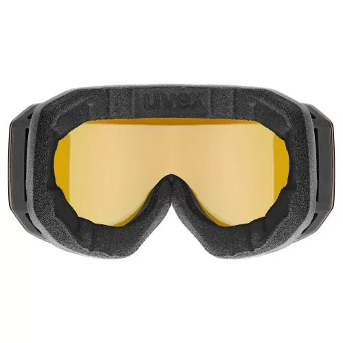 Uvex Evidnt Attract S Ski Goggles - black matt / green-yellow