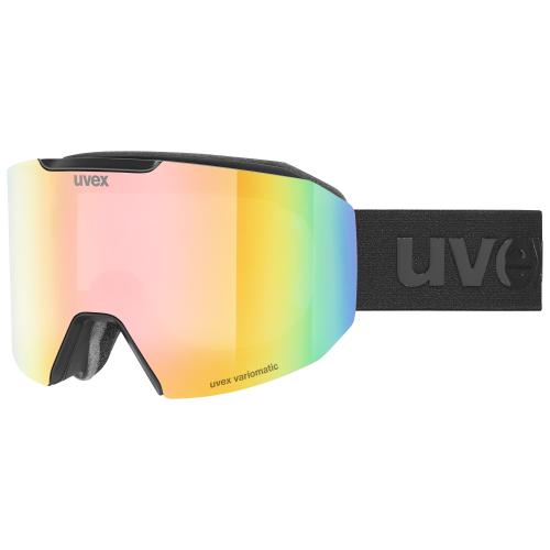 Uvex Evidnt Attract S Skibrille - black matt / orange