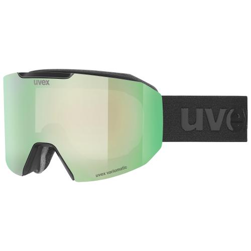 Uvex Evidnt Attract S Skibrille - black matt / grün