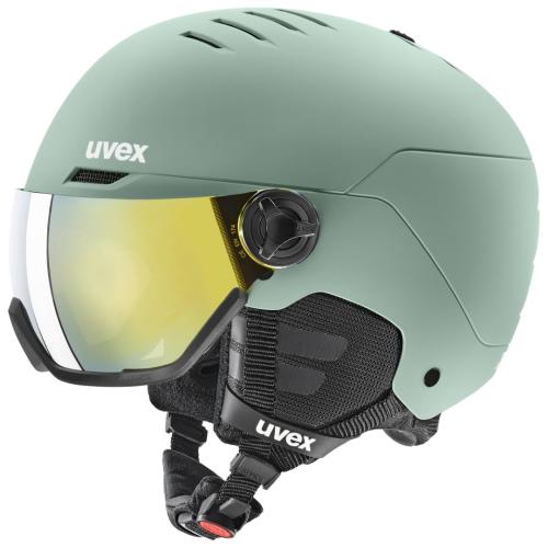 Uvex Wanted Visor Skihelm - oxid green matt