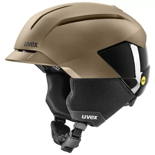 Uvex Levitate Mips Ski Helmet - brown-black matt