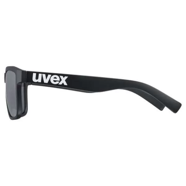 Uvex LGL 39 Sun Glasses - Black Mat Mirror Silver