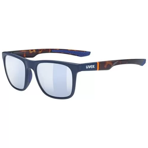 Uvex LGL 42 Sun Glasses - Blue Mat Havanna Litemirror Silver