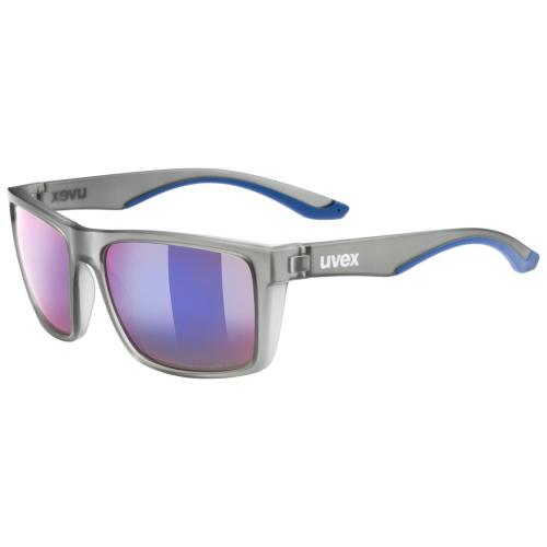 Einzelstück Uvex LGL 50 Colorvision Sonnenbrille - Smoke Matt Mirror Plasma