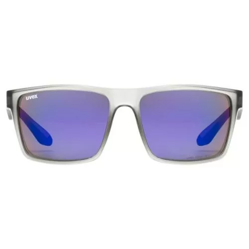 Uvex LGL 50 Colorvision Sonnenbrille - Smoke Mat Mirror Plasma