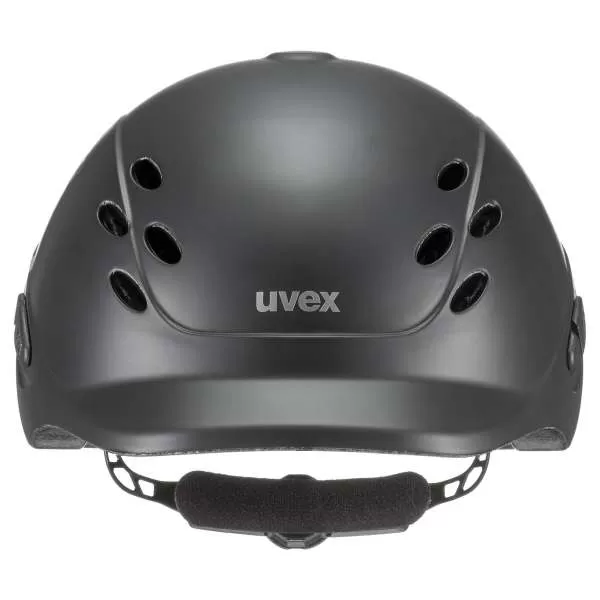 Uvex Onyxx Dekor Children Riding Helmet - pony black mat