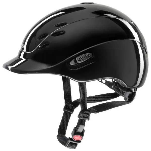 Uvex Onyxx Shiny Children Riding Helmet - black