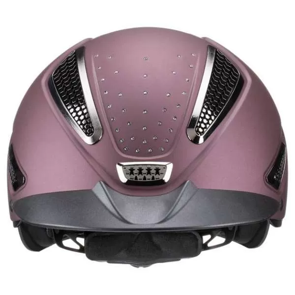 Uvex Perfexxion II Grace Riding Helmet - Burgundy Mat