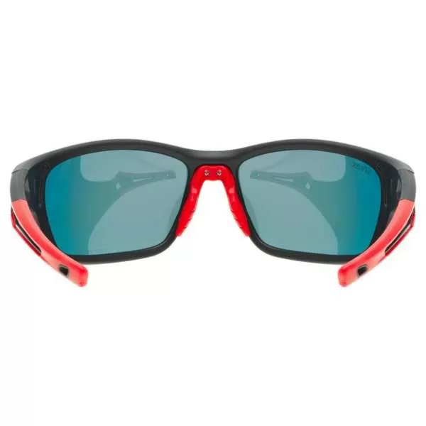Uvex Sportstyle 232 Pola Sonnenbrille - Black Mat Red Mirror Red