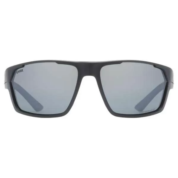 Uvex Sportstyle 233 Pola Sonnenbrille - Black Mat Litemirror Silver
