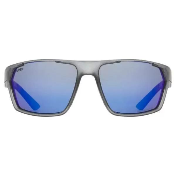 Uvex Sportstyle 233 Pola Sonnenbrille - Smoke Mat Mirror Blue