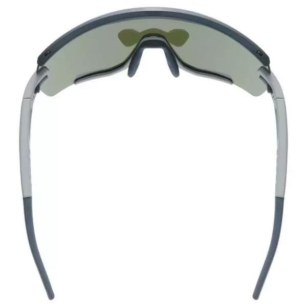 Uvex Sportstyle 236 Sportbrille - Rhino-Deep Space Mat Mirror Blue, Clear
