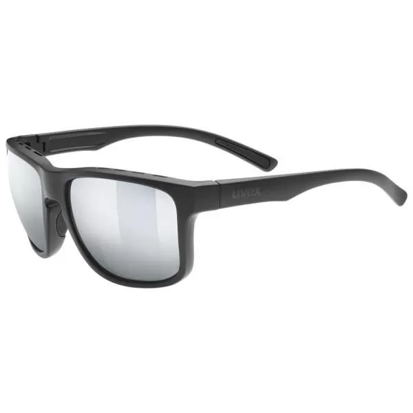 Uvex Sportstyle 312 Sonnenbrille - Black Mat Mirror Silver