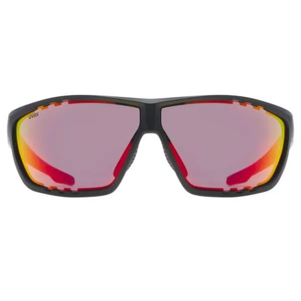 Uvex Sportstyle 706 Sonnenbrille - Black Moss Mat Mirror Red