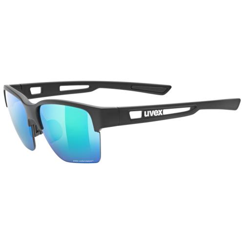 Image of Uvex Sportstyle 805 Colorvision Sonnenbrille - Black Mat Mirror Green