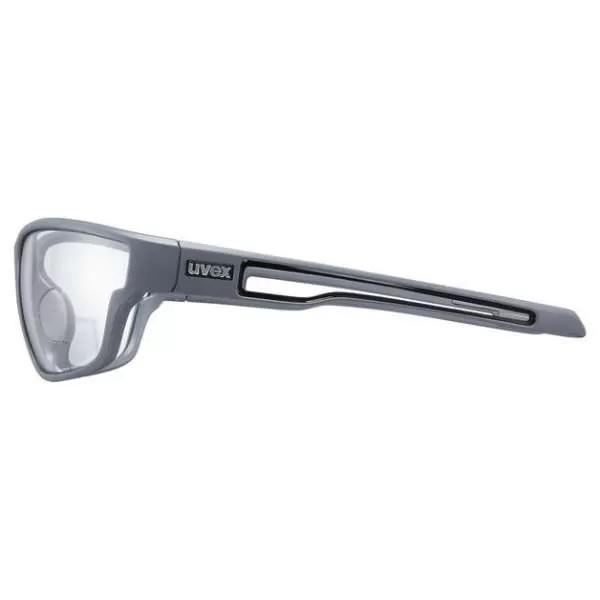 Uvex Sportstyle 806 Variomatic Sun Glasses - Grey Mat Mirror Smoke