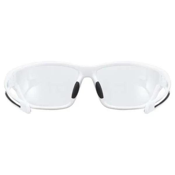 Uvex Sportstyle 806 Variomatic Sun Glasses - White Mirror Smoke