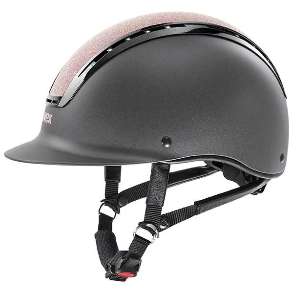 Uvex Suxxeed Starshine Riding Helmet - anthracite mat