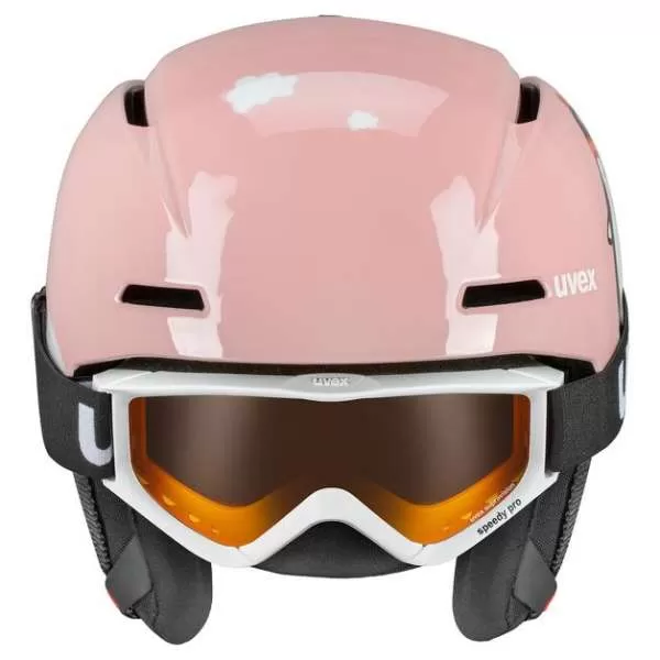 Uvex Viti Set Ski Helmet - pink penguin